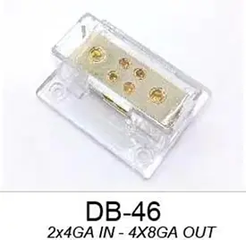 Multi-wire Distribution Block Tinned-copper Current Distributor